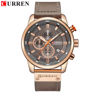 RELOJ CURREN CASUAL 8291-3 BEIGE CORREA DE CUERO