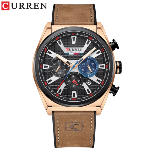 RELOJ CURREN CASUAL 8392-2 MARRON CORREA DE CUERO