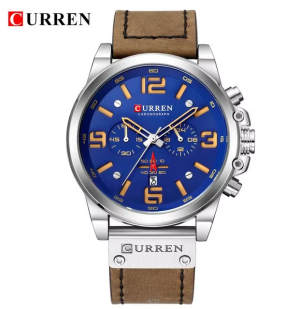 RELOJ CURREN CASUAL  8314-1 MARRON-AZUL