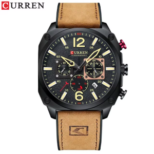 RELOJ CURREN CASUAL 8398-2 DE CORREA DE CUERO