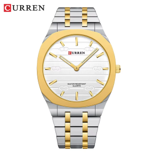 RELOJ CURREN CASUAL 8444-2/TG.W.TG DE CADENA PLATEADO/DORADO