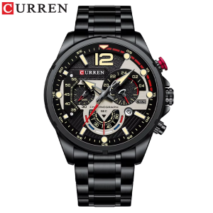RELOJ CURREN CASUAL 8395-4/B.B.B NEGRO