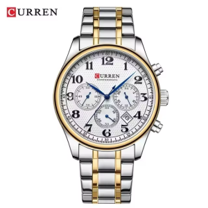 RELOJ CURREN CASUAL 8466-TG.W.TG DORADO/BLANCO