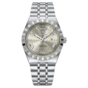 RELOJ CASUAL POEDAGAR P675BPG DE CADENA PLATEADO-GRIS
