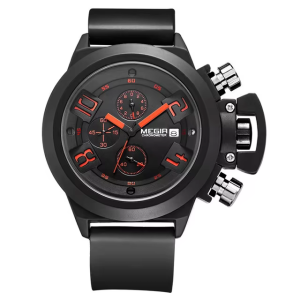 RELOJ CASUAL MEGIR MN2002G-WE-7 NEGRO