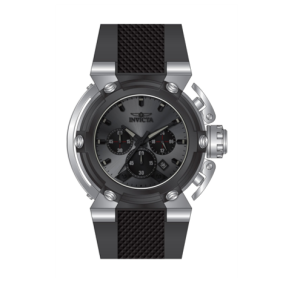 INVICTA 22425 46MM X-WING QUARTZ CHRONOGRAPH SILVER DIAL ALL STAINLESS STEEL BRACELET WATCH