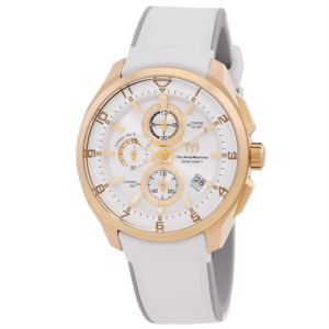 TECHNOMARINE MEN'S TM-318123 OCEAN QUARTZ SILVER DIAL WATCH