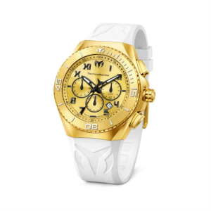 TECHNOMARINE 225020 OCEAN MANTA RELOJ HOMBRE 48MM DOBLE ORO BLANCO CRONÓGRAFO