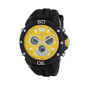 U.S. Polo Assn. Sport US9494 Reloj analógico de cuarzo negro con pantalla analógica para hombre, Negro.