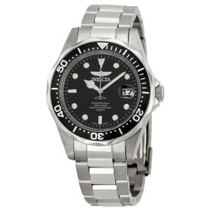 INVICTA PRO DIVER BLACK DIAL STAINLESS STEEL MEN'S WATCH 8932
