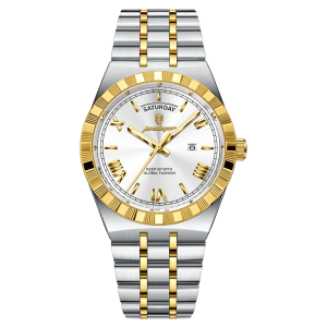 RELOJ CASUAL POEDAGAR P675BDB DE CADENA DORADO-BLANCO