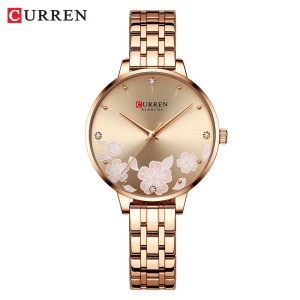 RELOJ CURREN CASUAL DE DAMA 9068B-4/R.R.R ORO ROSA