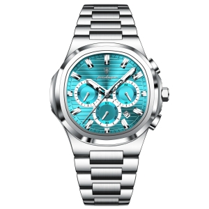 RELOJ POEDAGAR P834BPA PLATEADO-AZUL