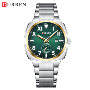 RELOJ CURREN CASUAL 8472-4/TG.E.S DE CADENA PLATEADO/VERDE