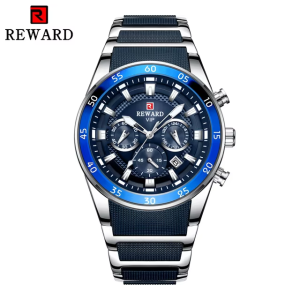 RELOJ REWARD CASUAL RD81011M AZUL-DORADO