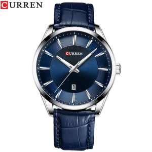 RELOJ CURREN CASUAL 8365-3/S.U.U AZUL CORREA DE CUERO