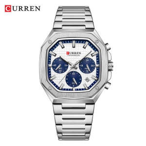RELOJ CURREN CASUAL 8459-1/S.W.S PLATEADO/BLANCO