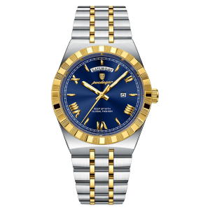 RELOJ CASUAL POEDAGAR P675BDA DE CADENA DORADO-AZUL