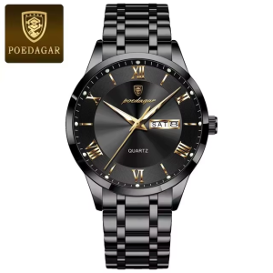 RELOJ CASUAL POEDAGAR P978BNN DE CADENA NEGRO-NEGRO