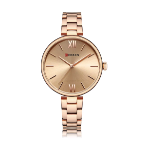 RELOJ CURREN CASUAL DE DAMA 9017-3/R.R.R ORO ROSA