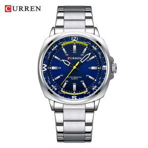 RELOJ CURREN CASUAL 8455-1/S.U+.S DE CADENA PLATEADO/AZUL