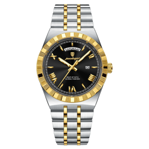 RELOJ CASUAL POEDAGAR P675BDN DE CADENA DORADO-NEGRO