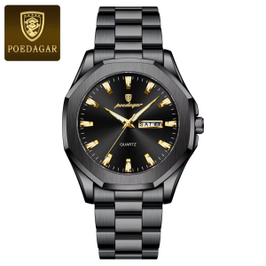 RELOJ CASUAL POEDAGAR P875BNN DE CADENA NEGRO-NEGRO