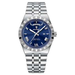 RELOJ CASUAL POEDAGAR P675BPA DE CADENA PLATEADO-AZUL